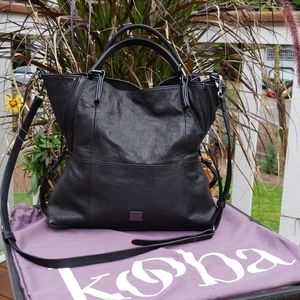 TODAY KOOBA LEATHER HOBO BAG VERY UNIQUE DESIGN